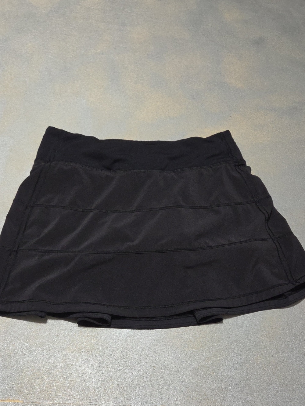 lululemon athletica Black Circle Skirt with Built-In Shorts